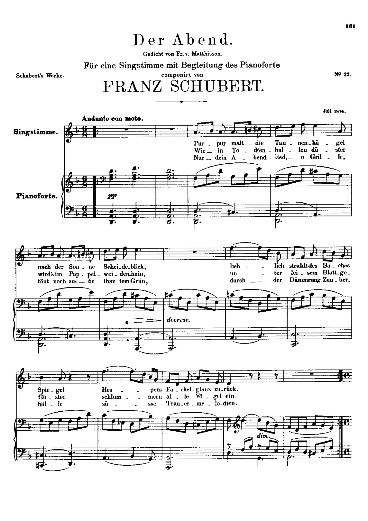 Der Abend - Page 1
