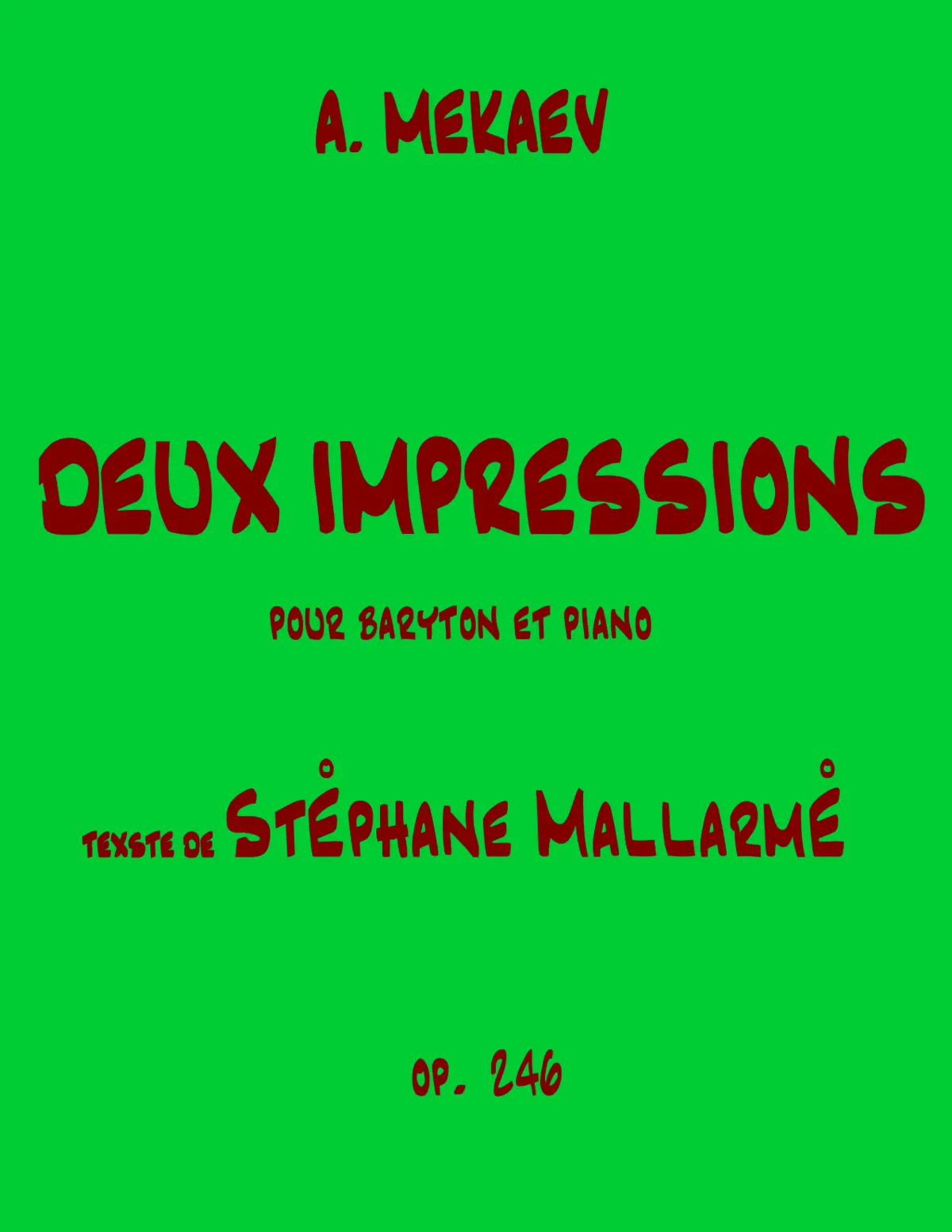 2 Impressıons - Page 1