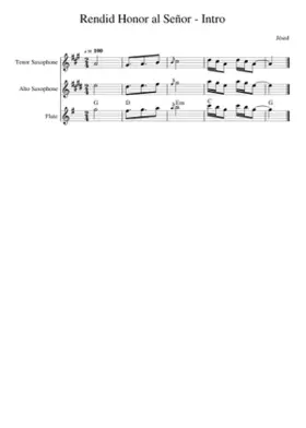 Rendid Honor al Señor