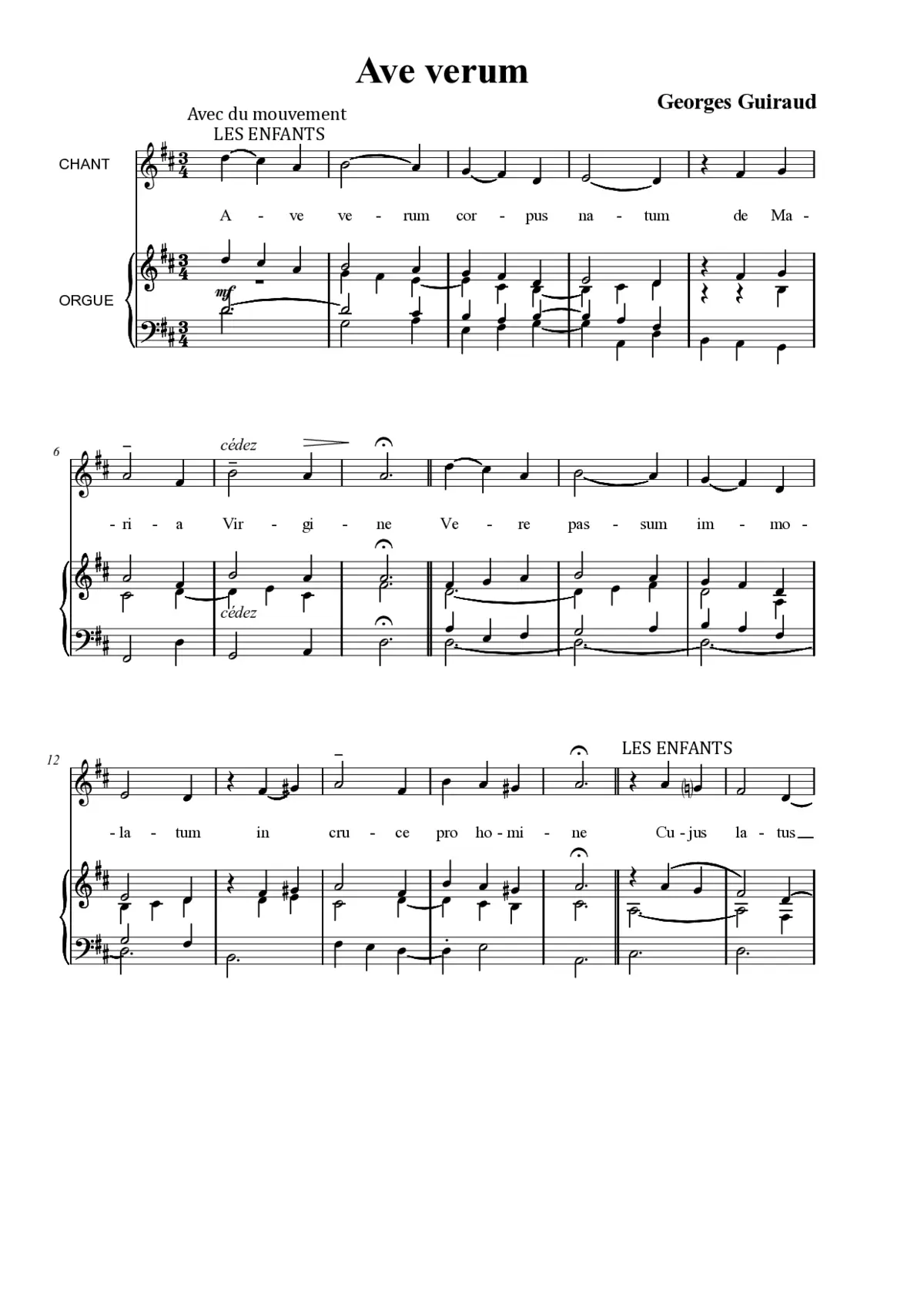 Ave verum - Page 1