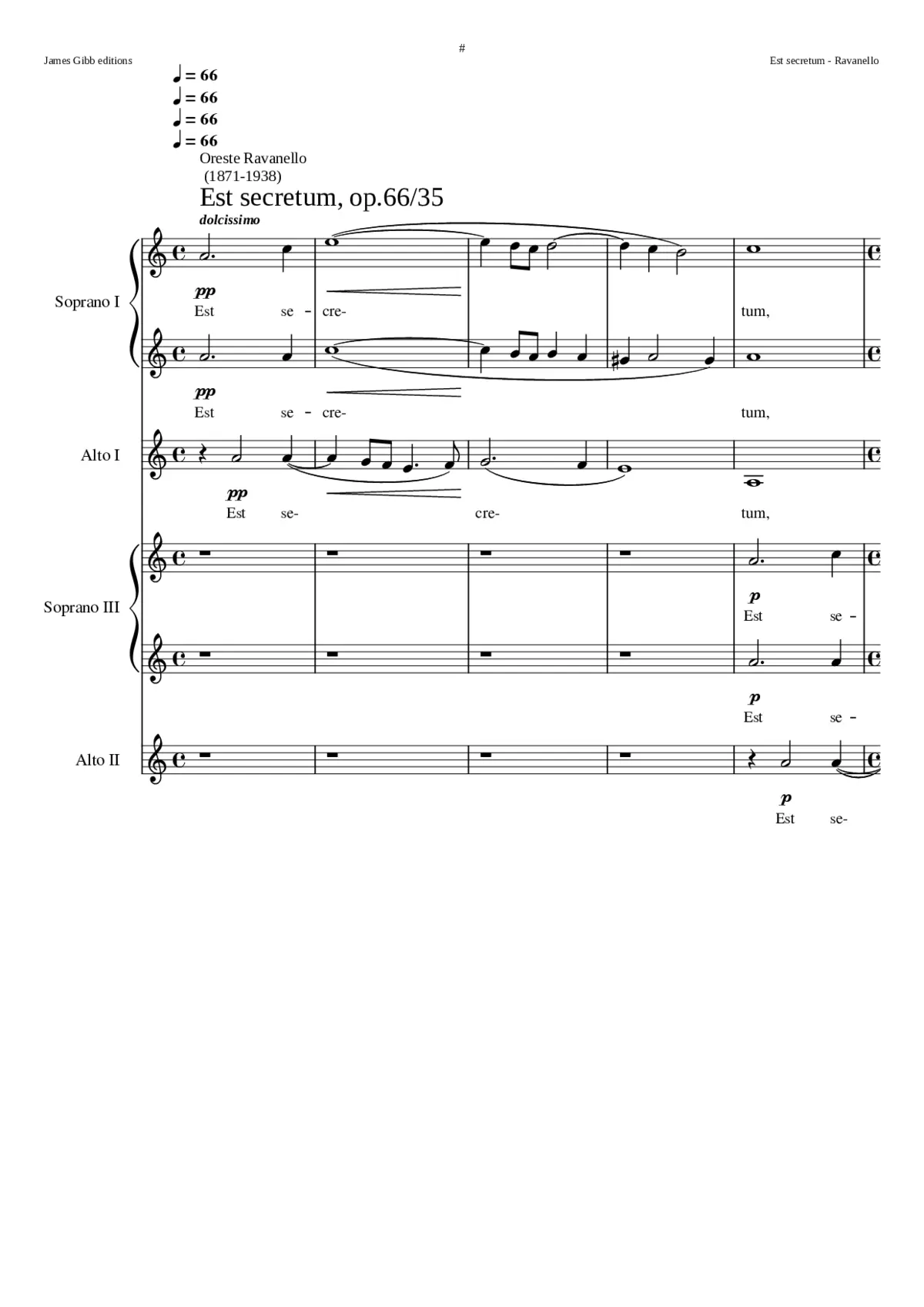 Est secretum - Page 1