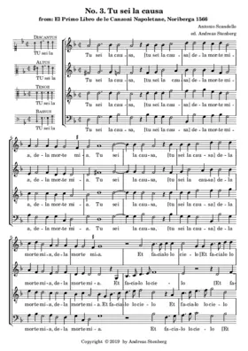 Tu sei la causa de la morte mia