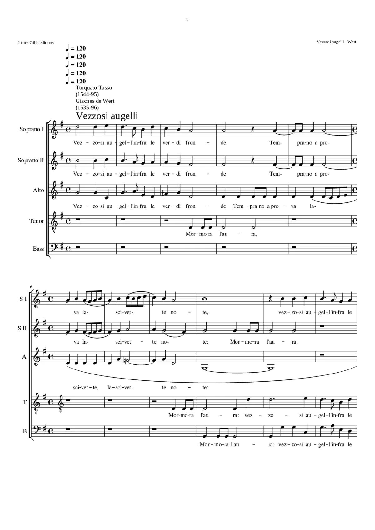 Vezzosi augelli - Page 1