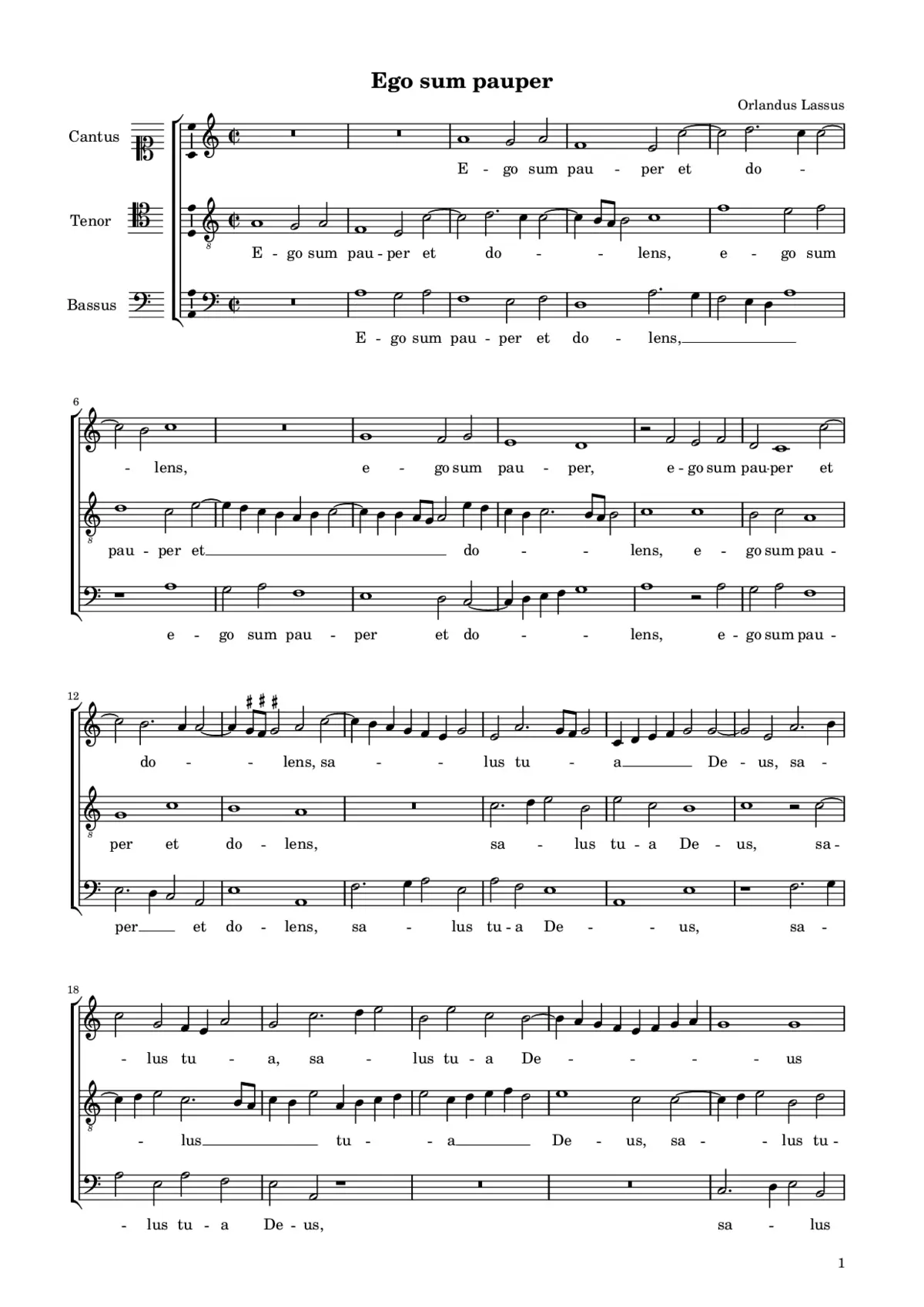 Ego sum pauper a3 - Page 1