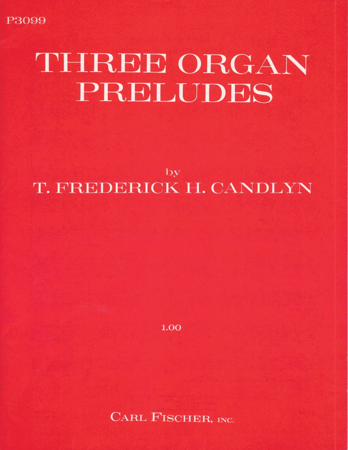 3 Organ Preludes - Page 1