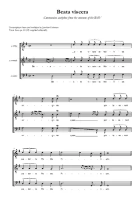 Beata viscera - Corsican chant