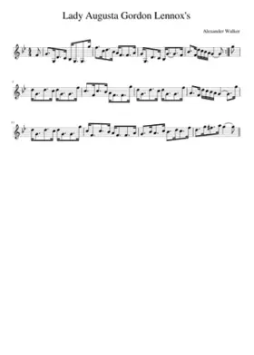 Lady Augusta Gordon Lennox's