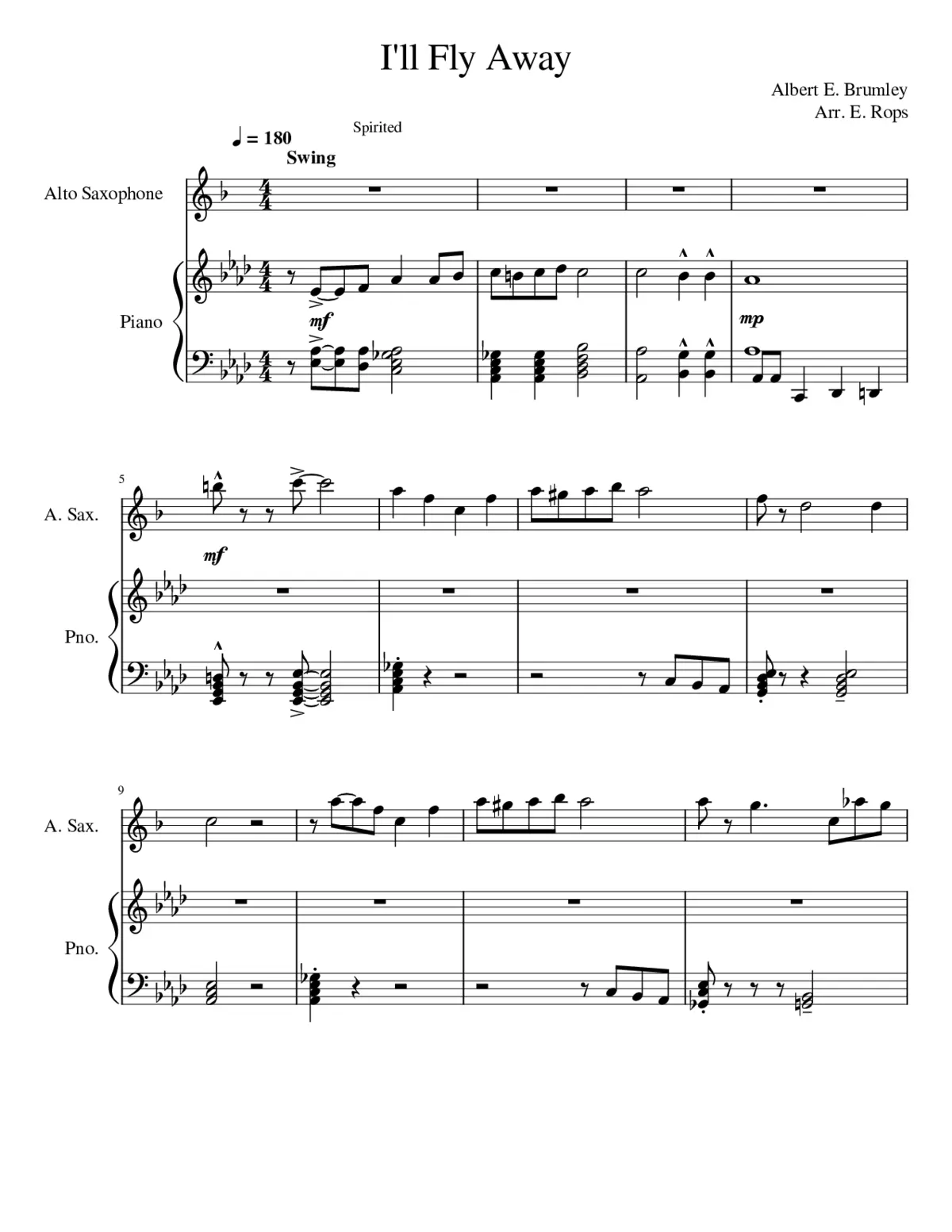 I'll Fly Away - Page 1