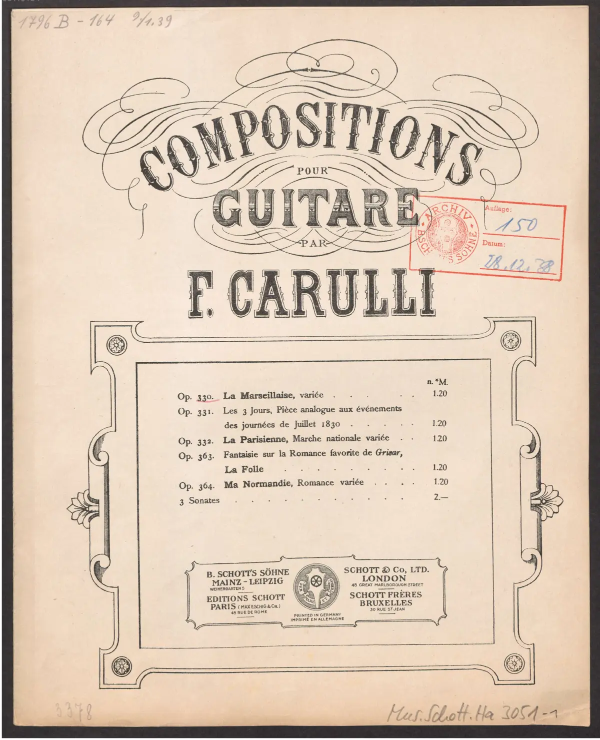 Variations on 'La Marseillaise' - Page 1