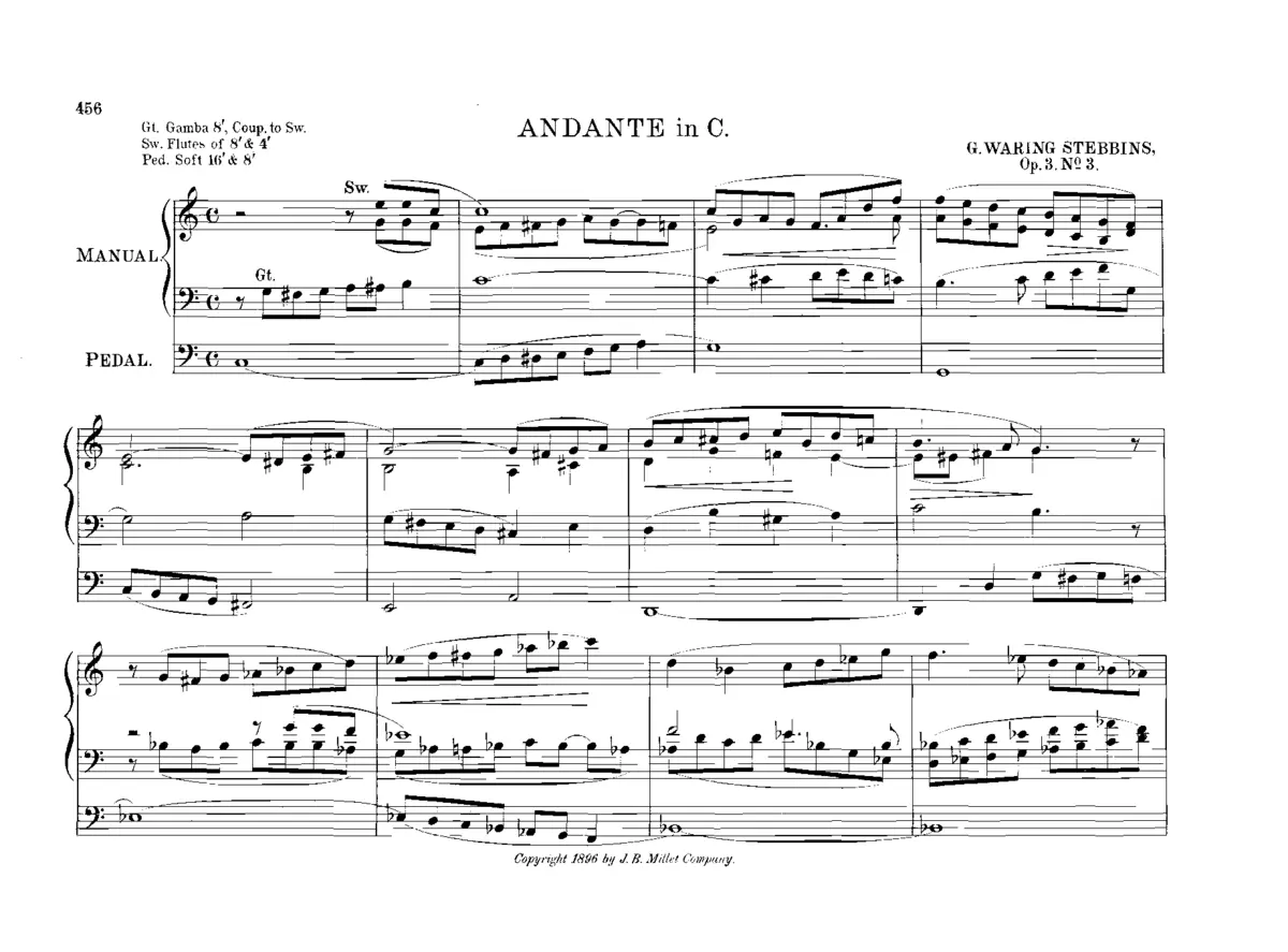 3 Compositions for Organ, Op.3 - Page 1