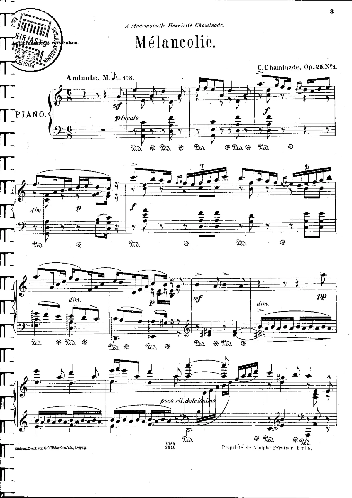2 Piano Pieces - Page 1