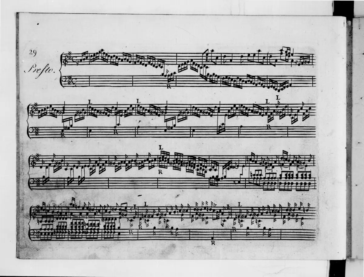 Keyboard Sonata in D major - Page 1