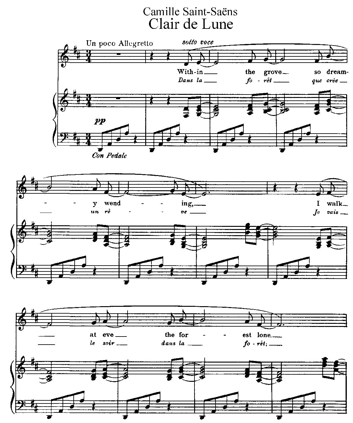 Clair de lune - Page 1