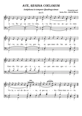 Ave Regina coelorum
