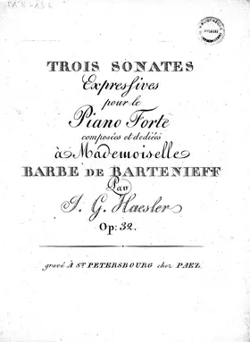 Trois sonates expressives