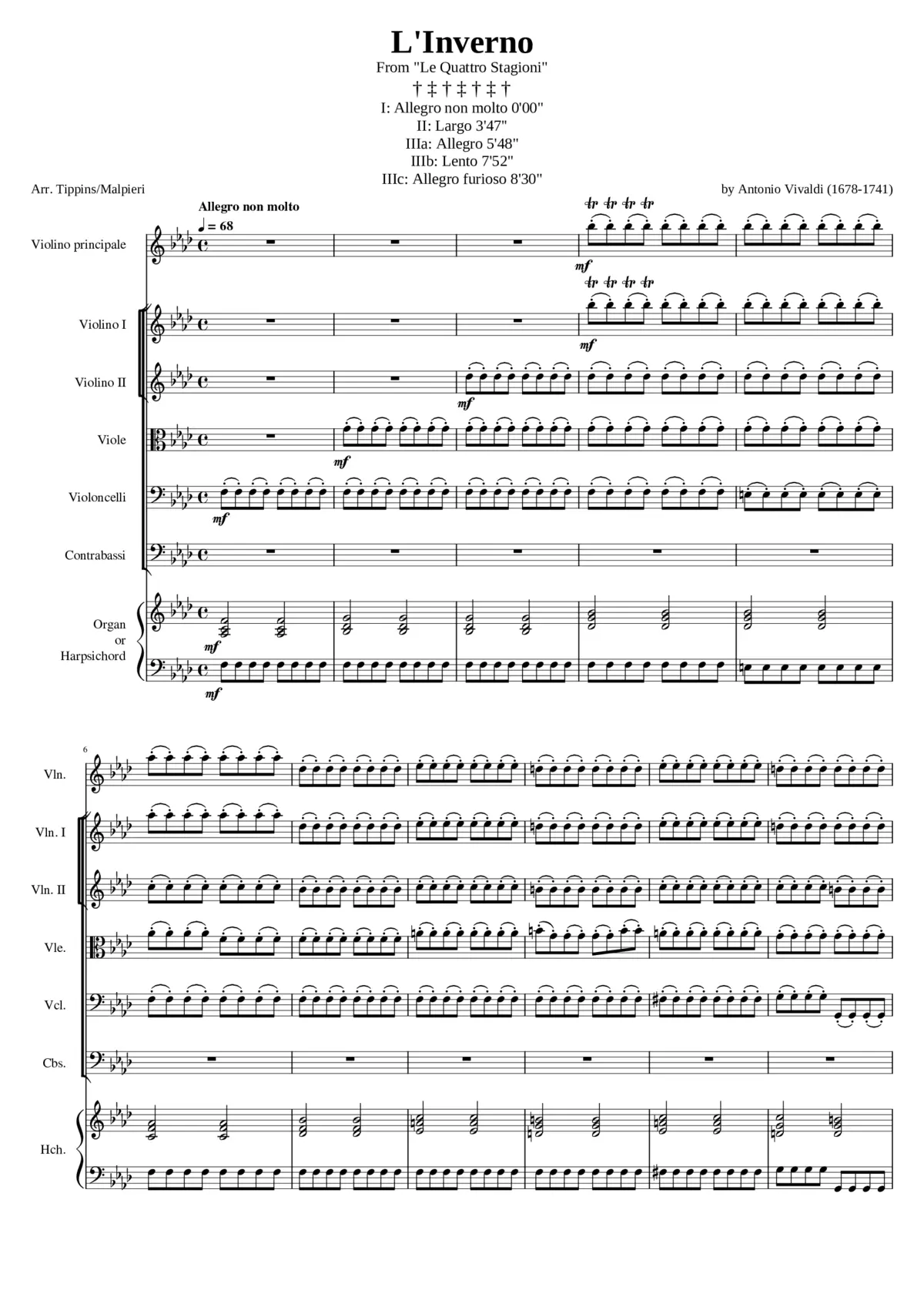 the four seasons - winter - Page 1