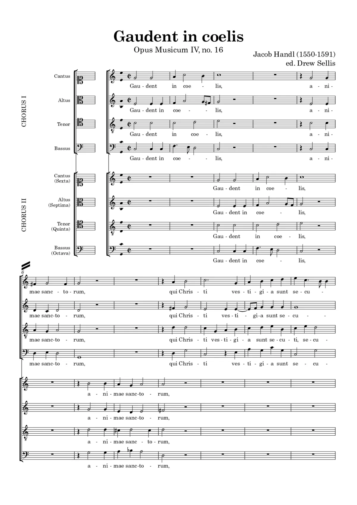 Gaudent in coelis - Page 1