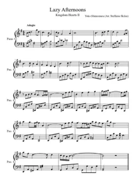 kingdom hearts 2 - lazy afternoons