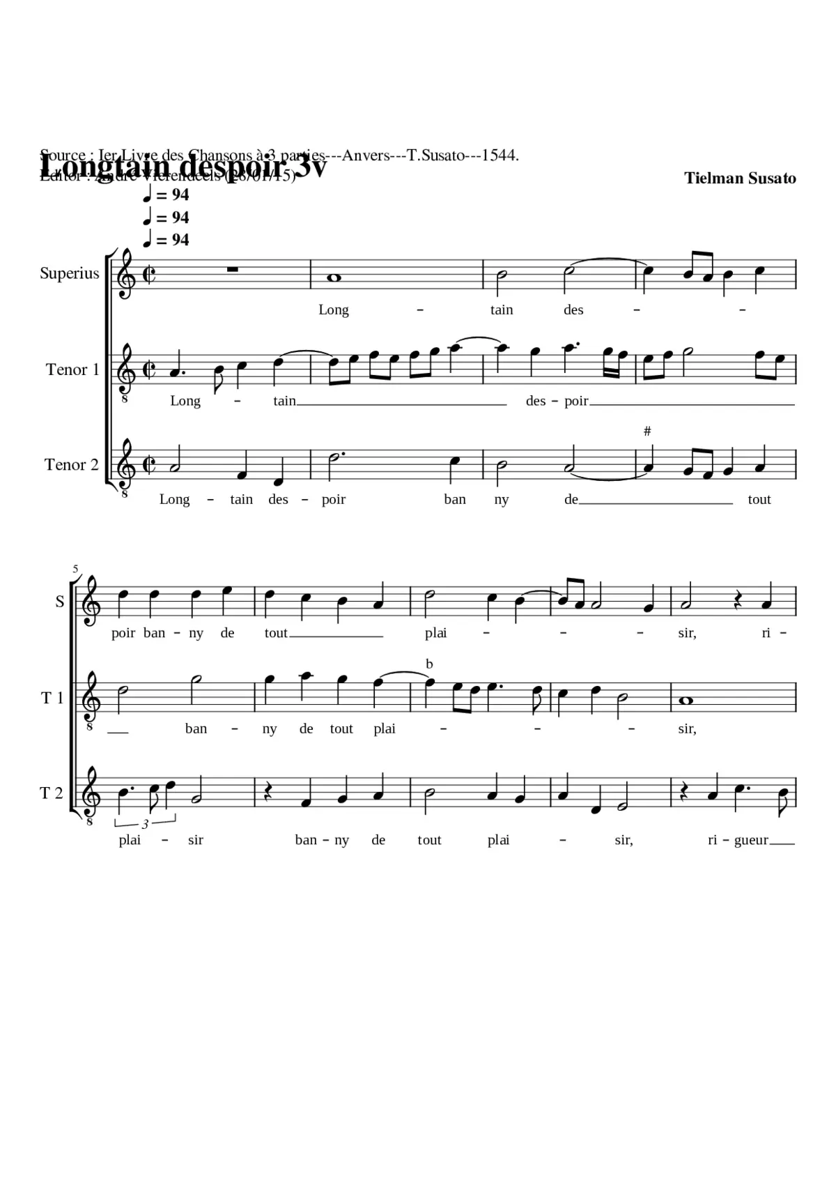 Longtain despoir - Page 1