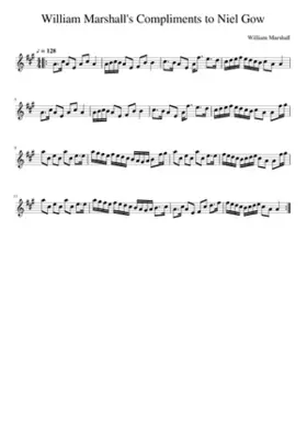 William Marshall's Compliments to Niel Gow