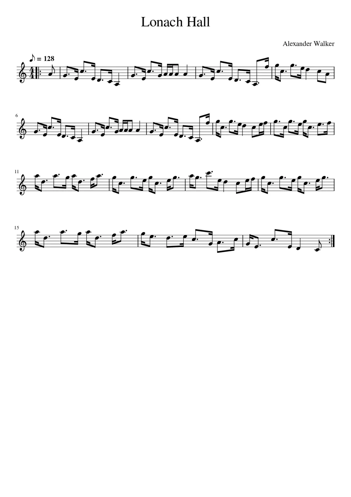 Lonach Hall - Page 1