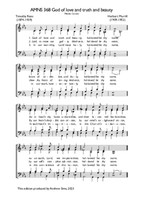 God of love and truth and beauty