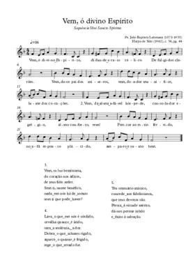 Vem, ó divino Espírito