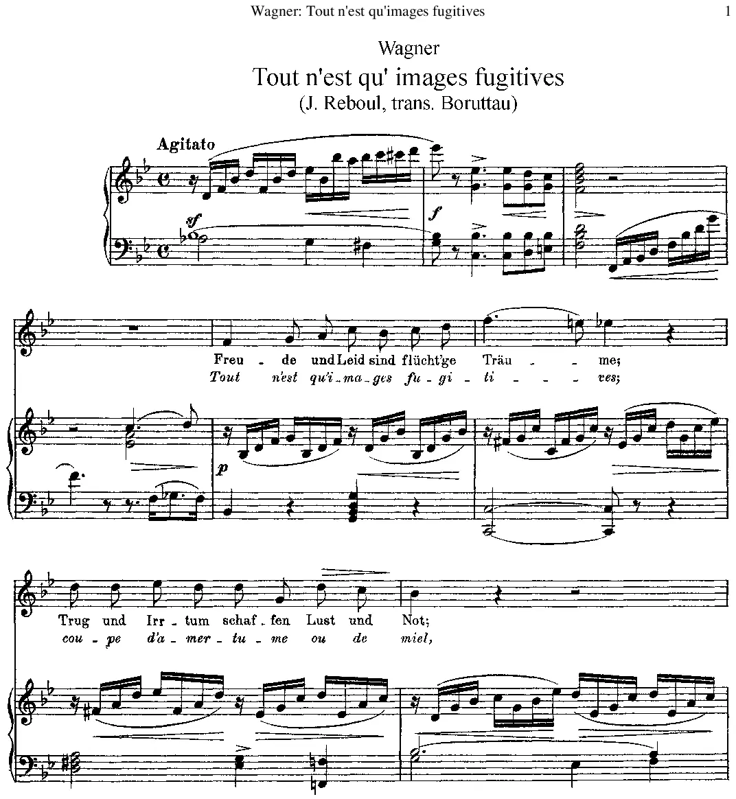 Tout n'est qu'images fugitives - Page 1