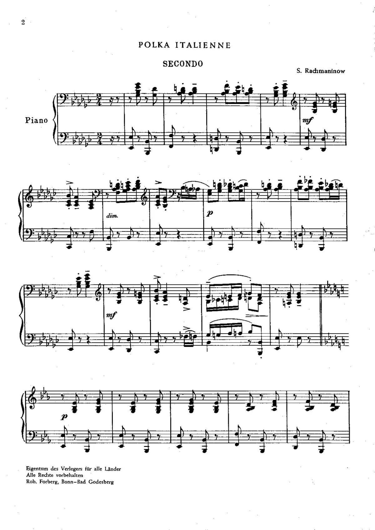 Polka italienne - Page 1