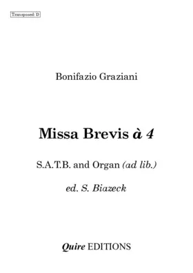 Missa brevis a 4