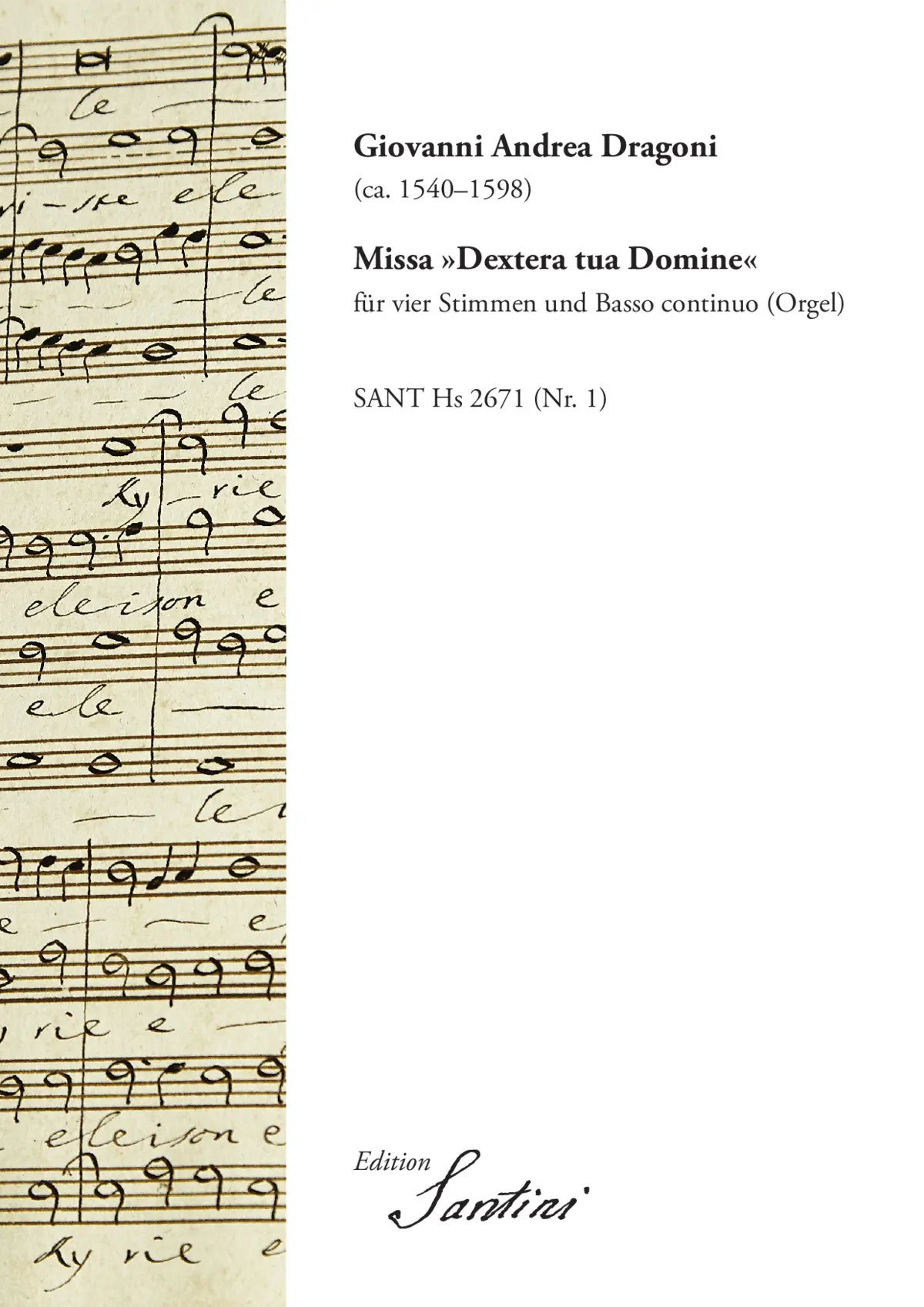 Missa Dextera tua Domine - Page 1