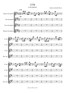 1376 a Sax Quartet