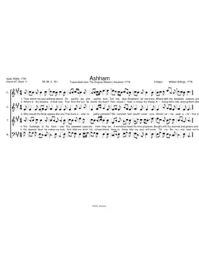 Ashham - William Billings