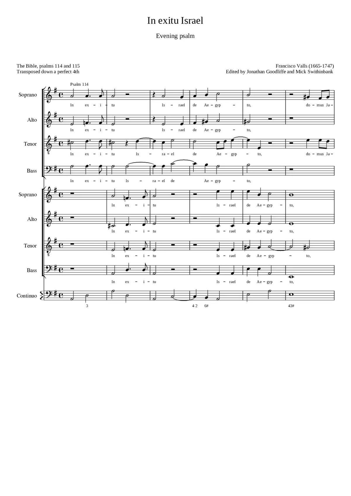 In exitu Israel - Page 1