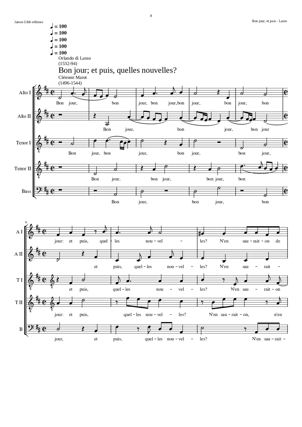 Bonjour et puis quelles nouvelles? - Page 1