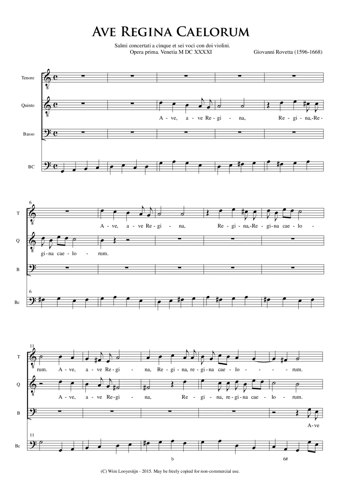 Ave Regina a 3 - Page 1