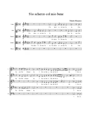 S'io scherzo col mio bene