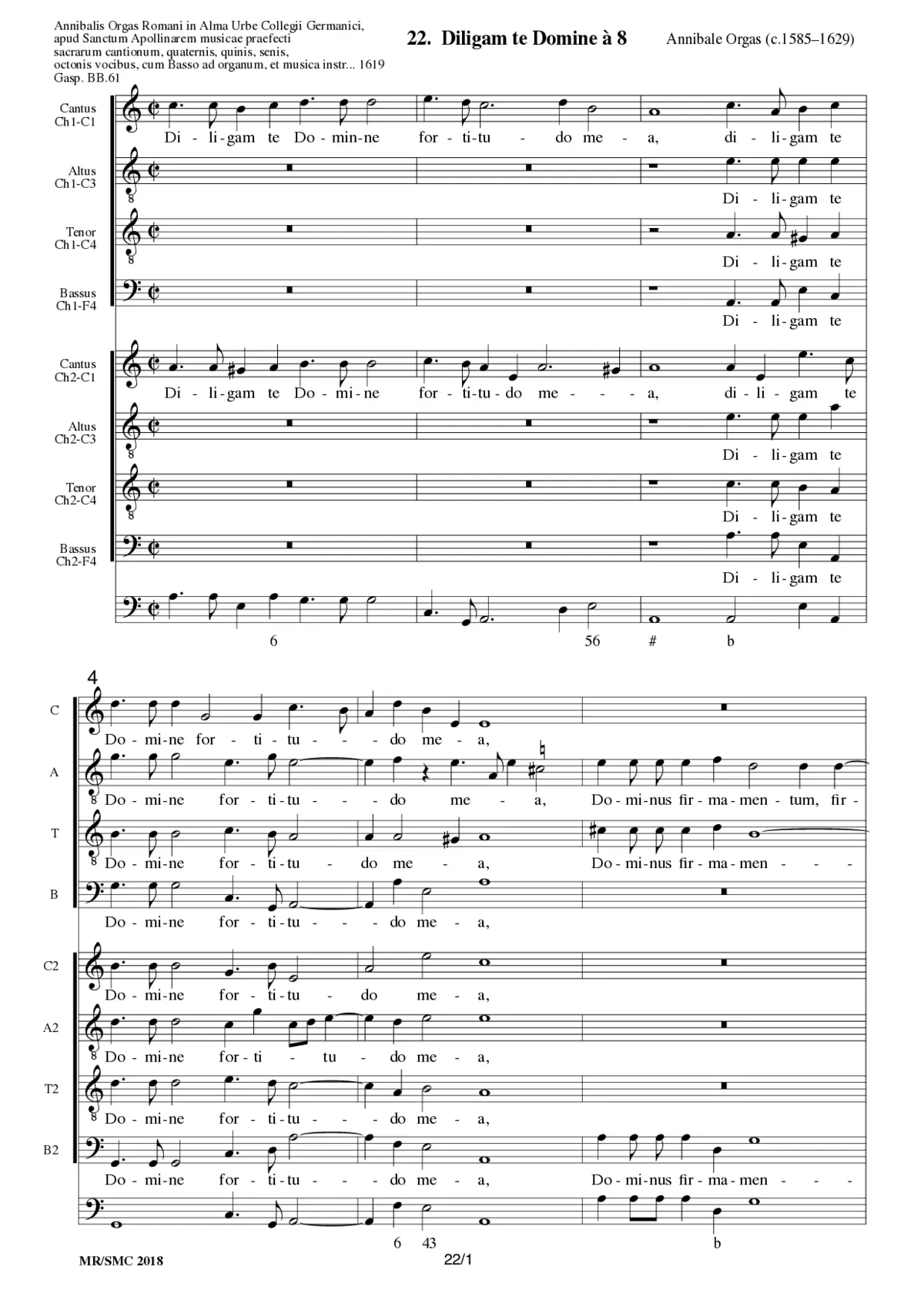 Diligam te Domine - Page 1