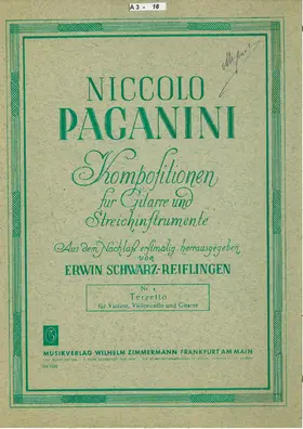 Terzetto for Violin, Cello and Guitar