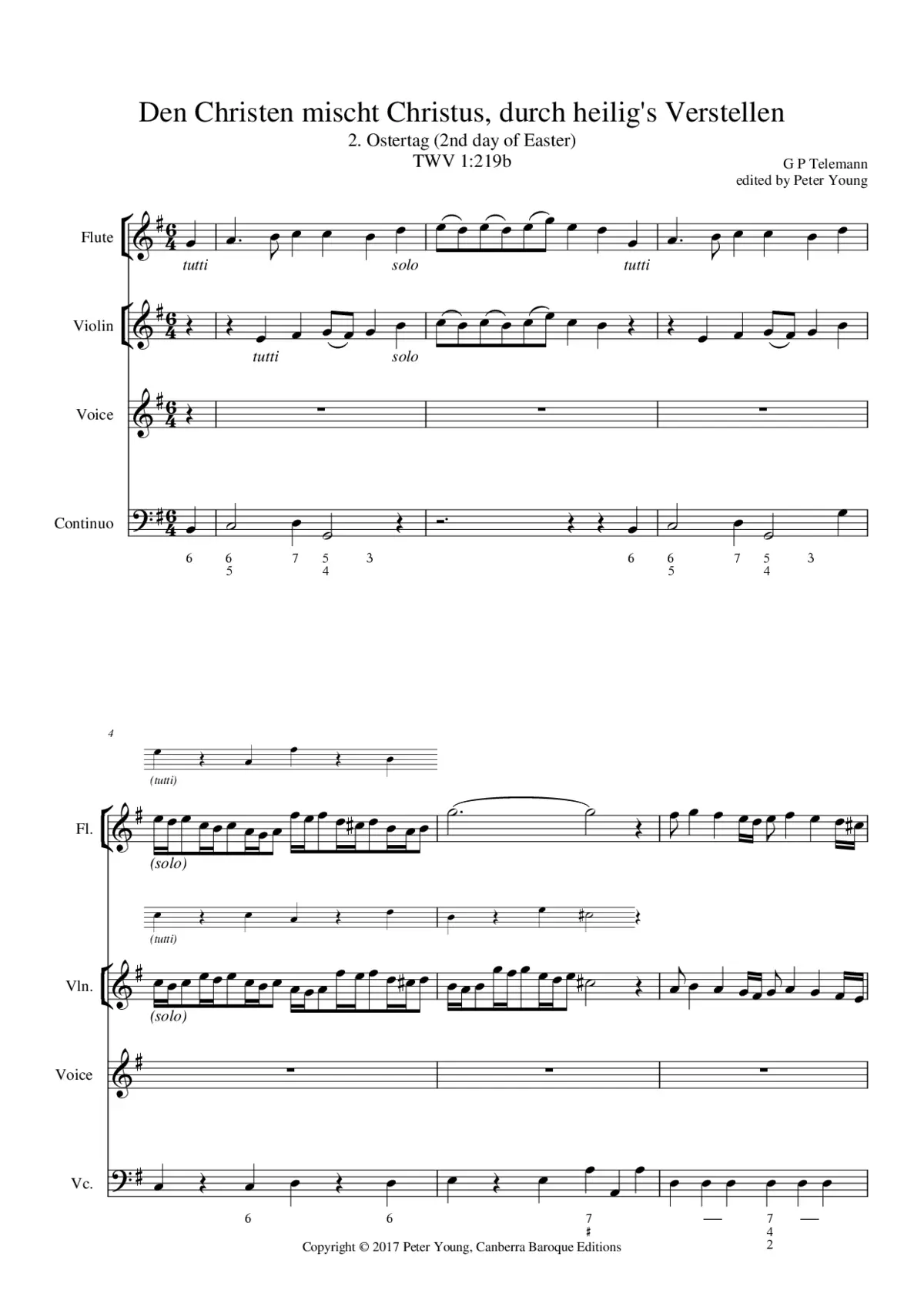 Den Christen mischt Christus, durch heilig's Verstellen - Page 1