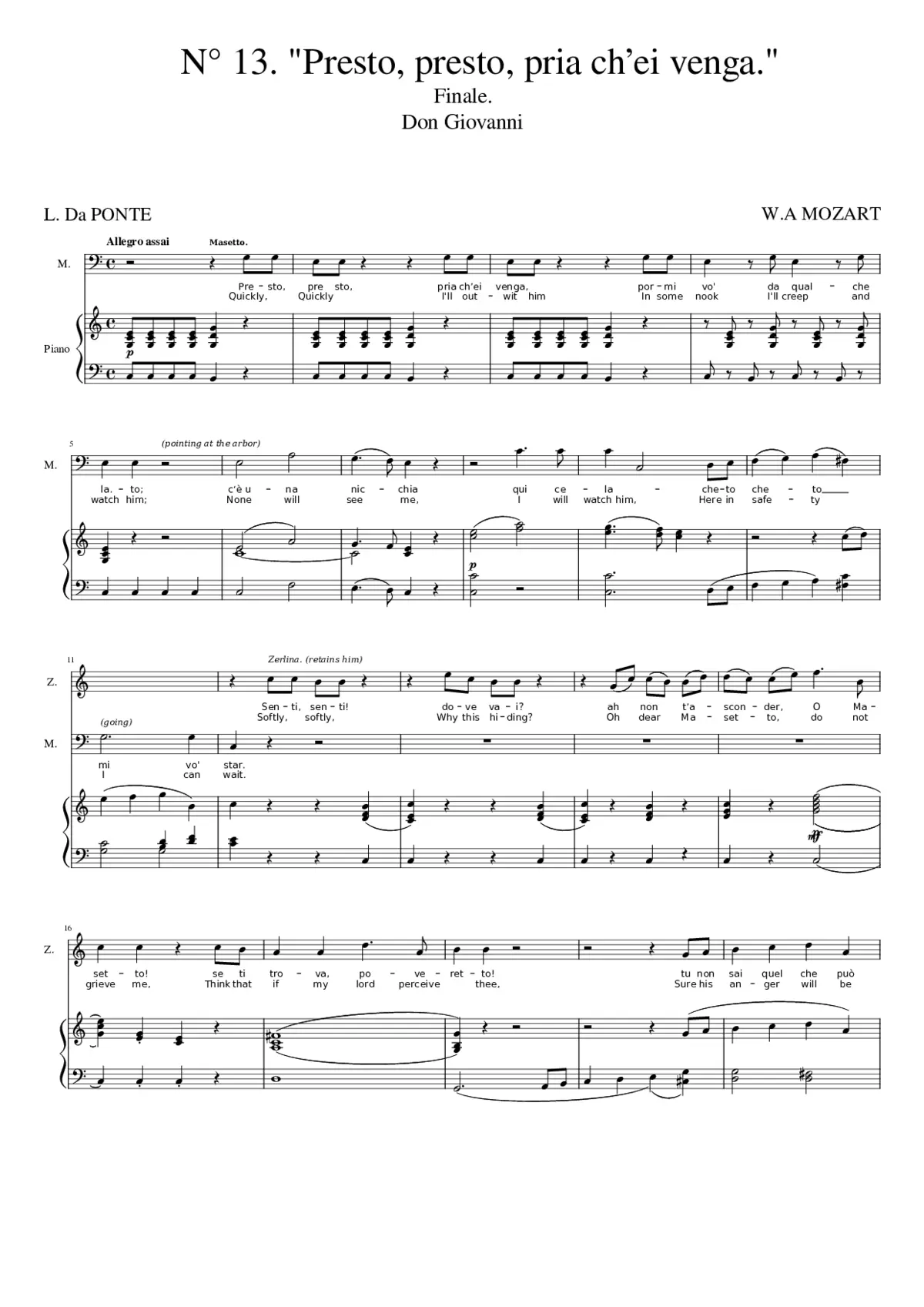 Don Giovanni K.527 - Page 1