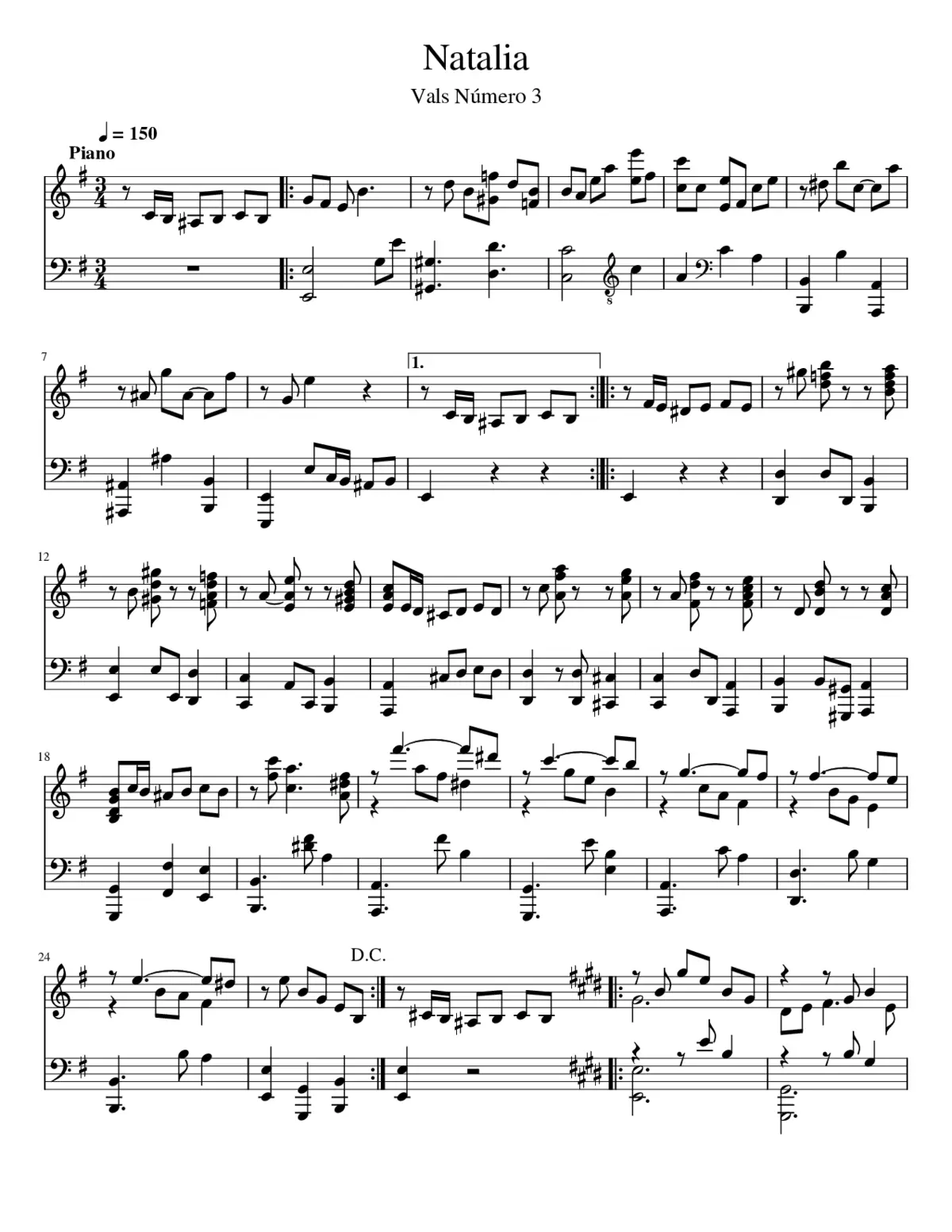 vals venezolano - no 3 - natalia valse criollo - Page 1