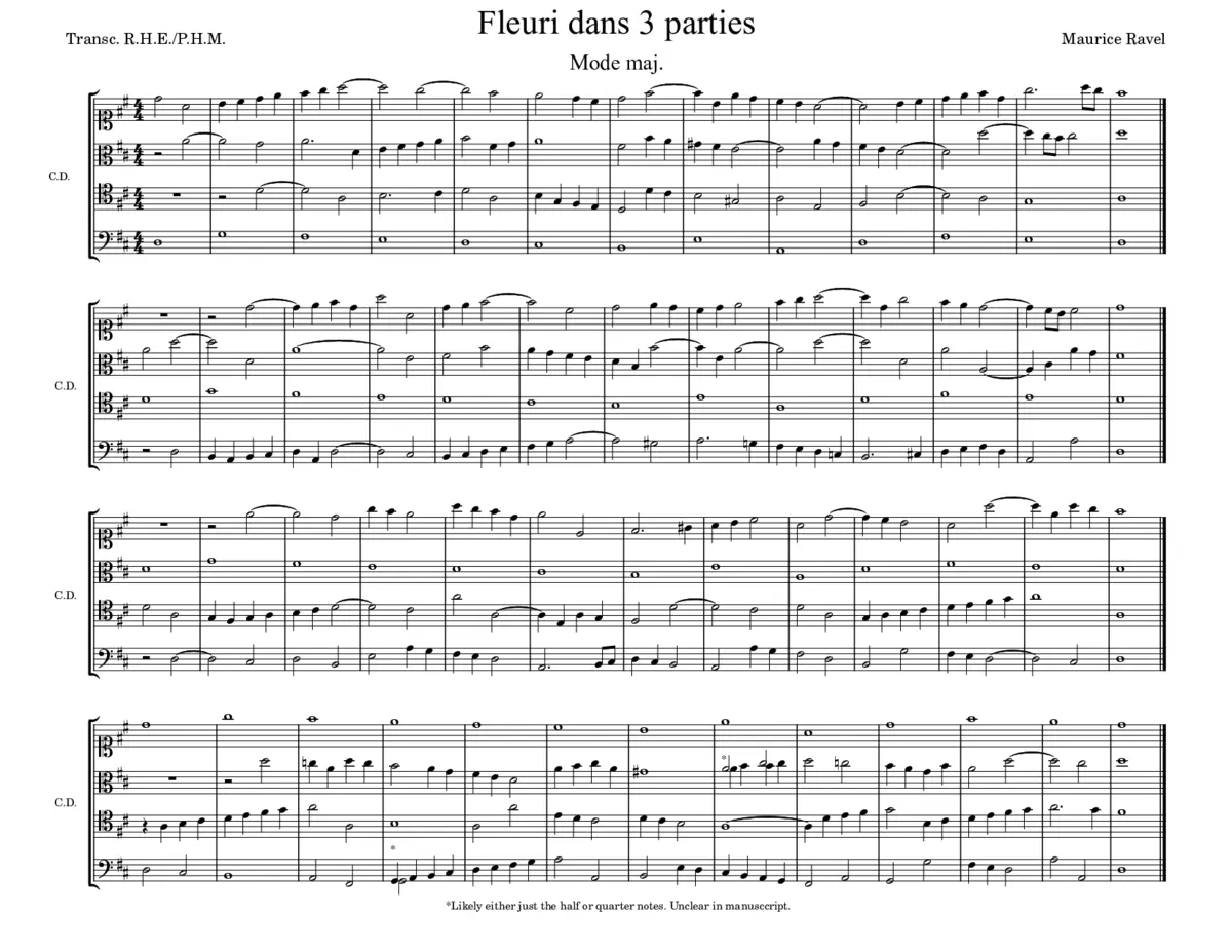 Fleuri dans 3 parties - Page 1