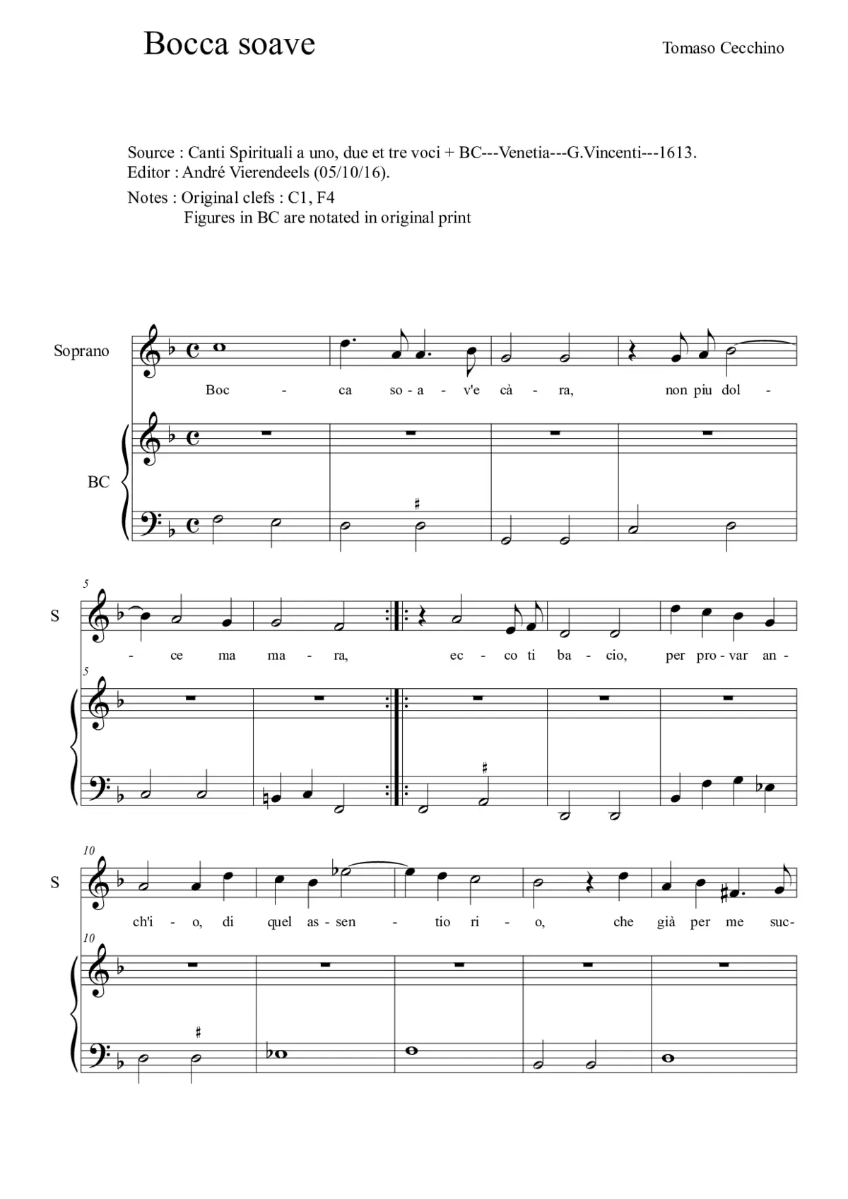 Bocca soave - Page 1