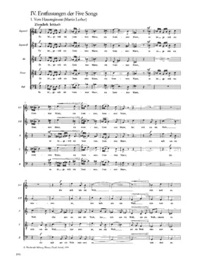 5 Songs on Old Text