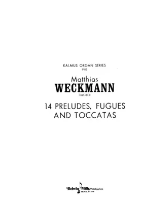 14 Preludes, Fugues and Toccatas