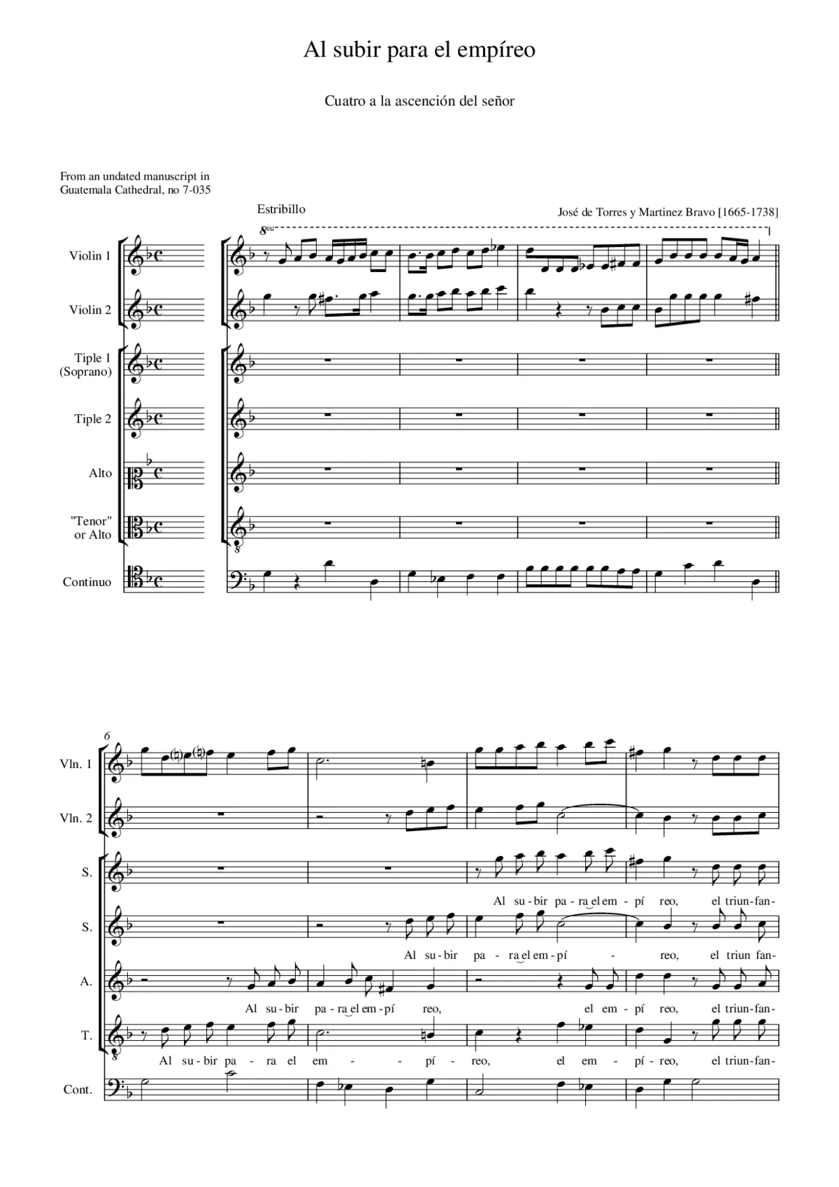 Al subir para el empíreo - Page 1
