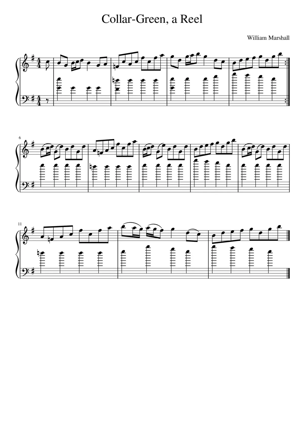 Collar-Green a Reel - Page 1