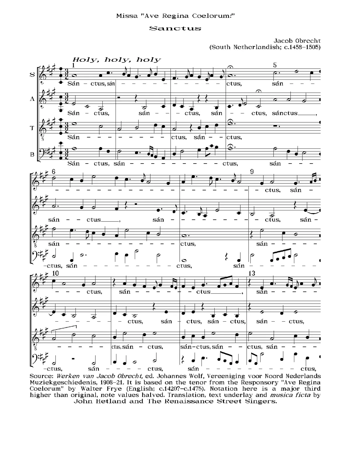 Missa Ave Regina coelorum - Page 1