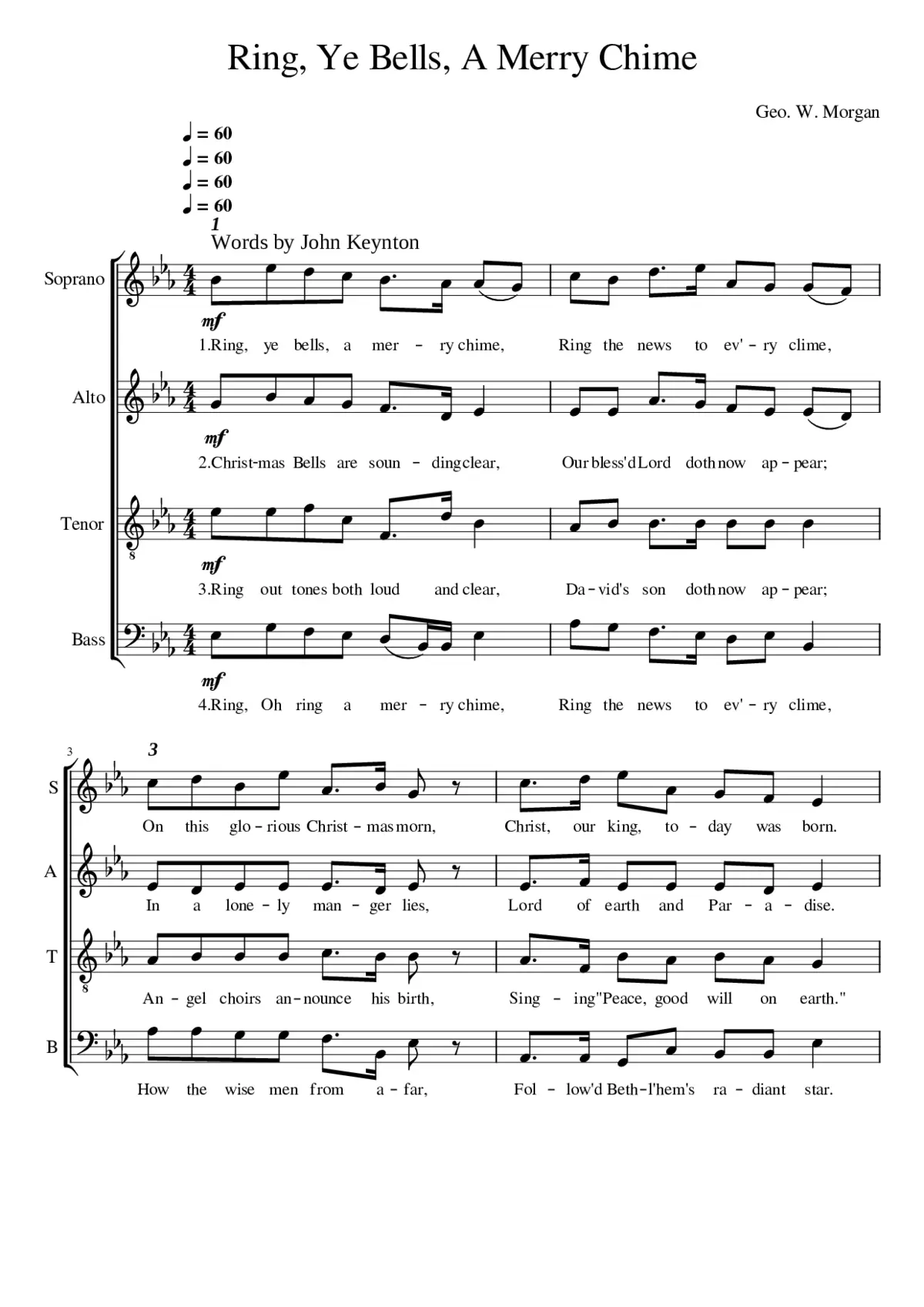 Ring Ye Bells a Merry Chime - Page 1